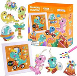 MOZAIKA DIAMENTOWA Zestaw RAMKA NAKLEJKI DINOZAURY