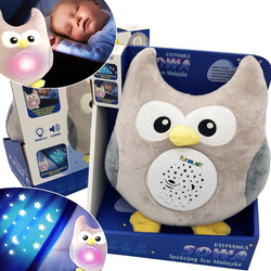 MIŚ Projektor SOWA kołysanki POZYTYWKA USYPIACZ PL