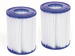 2x Filtr do Basenu Filtr do Pompy Basenowej Filtry do Basenu BESTWAY Typ II