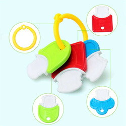 ZESTAW GRZECHOTEK GRZECHOTKI W BUTELCE ZABAWEK DLA DZIECI NIEMOWLĄT KLUCZE