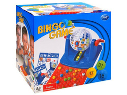 RODZINNA EDUKACYJNA TOWARZYSKA GRA LICZBOWA BINGO MASZYNA LOSUJĄCA LOTERIA