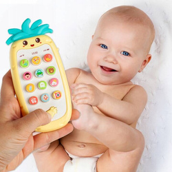 TELEFON SMARTFON EDUKACYJNY INTERAKTYWNY ANANAS ZABAWKA DLA DZIECI