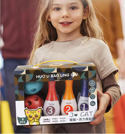 SPORTOWA GRA W KRĘGLE ZESTAW Z KULA AKCESORIAMI DO GRY ZABAWY DLA DZIECI XL