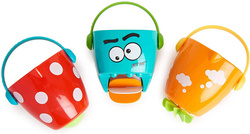 Zestaw KUBECZKI PRZELEWOWE WIADERECZKA do kapieli wody wanny zabawy na plaż