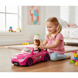 KABRIOLET AUTO DLA LALKI LALEK RÓŻOWY ZESTAW ZABAWKA LALKA DLA DZIEWCZYNKI