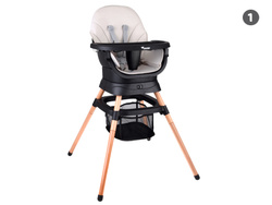 Wielofunkcyjny fotel obracane krzesełko do karmienia 6w1 dla dzieci ZA5659