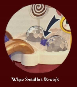 INTERAKTYWNA JEŻDŻĄCA LODZIARNIA Z RUCHOMYM KUCYKIEM DŹWIĘK LED ZABAWKA 3+