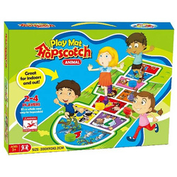 SPORTOWA GRA W KLASY DUŻA MATA DO SKAKANIA Z KRĄŻKI DLA DZIECI ZABAWA RUCH