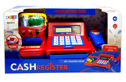 Kasa fiskalna ze skanerem koszyk na zakupy Zabawka