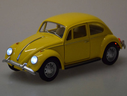 Auto kolekcjonerskie Volkswagen Classical Beetle 1967 1:36 metalowe ZA5055