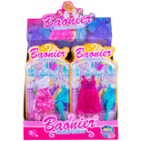 ZESTAW UBRANKA SUKNIA DLA LALEK WIECZOROWA BUTY