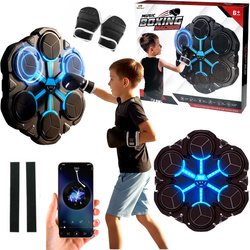 BOKSERSKI ZESTAW TARCZA BOKSERSKA ELEKTRONICZNA TRENINGOWA DO BOKS SPORTOWY