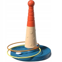 GRA SPORTOWA RINGO SERSO RZUCANIE OBRĘCZAMI DO CELU ZABAWKA NA PLAŻE OGROD