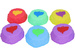 Świecąca ścieżka sensoryczna - kamienie do treningu równowagi 6 szt. SP0828
