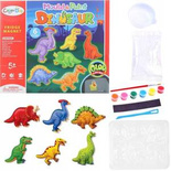 DINOZAURY MAGNESY DO MALOWANIA NA LODÓWKĘ GIPSOWE