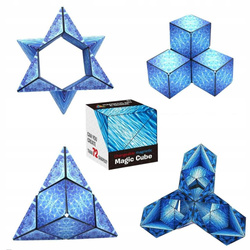  Układanka Kostka GRA LOGICZNA Magnetyczna Magic Cube Fidget Antystresowy