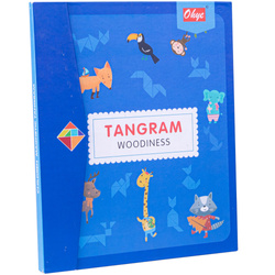 TANGRAM DREWNIANE KLOCKI KSZTAŁTY GRA UKŁADANKA