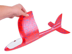 Lekki Samolot ze styropianu Szybowiec oświetlenie led ZA4984