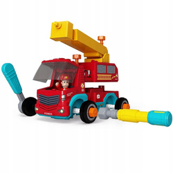 AUTO Wóz Strażacki Straż Pożarna ŚWIATŁO DŹWIĘK FIGURKA STRAŻAKA śrubokręty