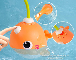 Prysznic Zabawka Do Kąpieli Fontanna Wieloryb z Prysznicem 4w1 na wodę