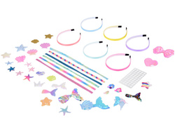 Zestaw kreatywny SYRENKA - zrób ozdobne syrenkowe opaski do włosów ZA5580