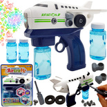 PISTOLET NA BAŃKI MASZYNA SAMOLOT APARAT DO ROBIENIA BANIEK + PŁYN