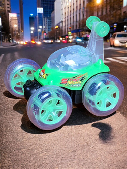 AUTO TWISTER SAMOCHÓD ZDALNIE STEROWANY NA PILOT DLA DZIECI AKROBATA LED XL