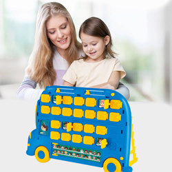 GRA PLANSZOWA „ZGADNIJ KTO?” – TABLICA AUTOBUS + GRA PAMIĘCIOWA DLA DZIECI