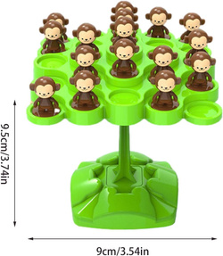 GRA BALANSUJĄCE MAŁPKI DRZEWO ŚMIESZNA GRA DLA DZIECI DOROSŁYCH