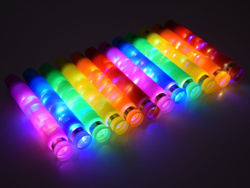 POP TUBE rurki sensoryczne świecące LED 12szt ZA4709