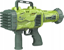 BAZOOKA do Robienia Baniek Pistolet NA BAŃKI AUTOMAT MASZYNA Baterie + PŁYN