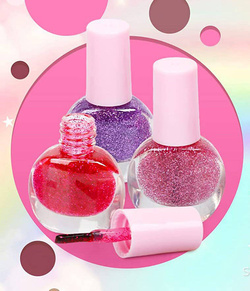 Lakiery do MALOWANIA paznokci dla dziewczynek dzieci Zestaw na Prezent