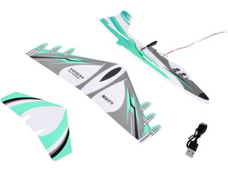 Składany lekki samolot z pianki lata świeci LED śmigło ładownie USB ZA5583