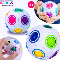 KOSTKA CUBE MAGIC BALL KULA UKŁADANKA ZABAWKA PREZENT NA STRES DLA DZIECI