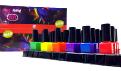 NEONOWE LAKIERY DO PAZNOKCI ŚWIECĄ W UV WODNE PEELABLE zielony