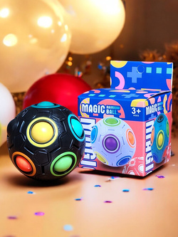 KOSTKA CUBE MAGIC BALL KULA UKŁADANKA ZABAWKA PREZENT NA STRES DLA DZIECI