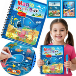 KOLOROWANKA MALOWANKA Z PISAK WODNY NA WODĘ KSIĄŻECZKA WODNA DO MALOWANIA