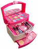 OTWIERANY KUFEREK DO MALOWANIA MAKIJAŻU DLA DZIECI KOSMETYKI W ZESTAW  XXL