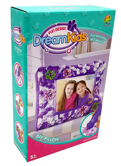 PLUSZOWA RAMKA NA ZDJĘCIA + PODUSZKA ZRÓB SAM ZESTAW KREATYWNY DZIECI