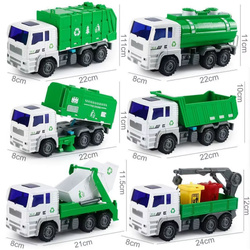 GIGANT ZESTAW ZABAWKI AUTA ŚMIECIARKA WYWROTKA DŹWIG CIĘŻARÓWKA CYSTERNA 6x