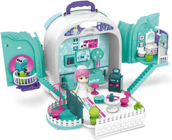 LEKARZ dla lalek MAŁY DOKTOR zestaw lekarski do zabawy plecak DOMEK z LALKA