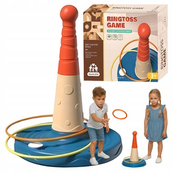 GRA SPORTOWA RINGO SERSO RZUCANIE OBRĘCZAMI DO CELU ZABAWKA NA PLAŻE OGROD