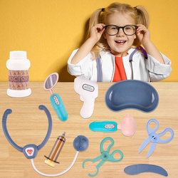 MAŁY DOKTOR LEKARZ DLA DZIECI DUŻY ZESTAW LEKARSKI RENTGEN EKG NA WÓZKU