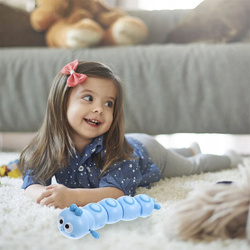 Uciekająca Jeżdżąca Gąsienica Nakręcana Zabawka Sensoryczna Dla Dziecka