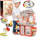 ZESTAW KUCHENNY DLA DZIECI KUCHNIA Z AKCESORIAMI GARNKI ZABAWKA DO ZABAWY