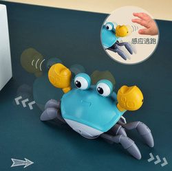 KRAB PEŁZAJĄCY INTERAKTYWNY Z DŹWIĘKIEM ZIELONY UCIEKAJĄCY CHODZĄCY ZABAWKA