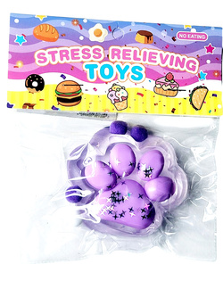 DUŻY GNIOTEK KOCIA ŁAPKA ŁAPA ANTYSTRESOWA KOTKA SQUISHY MOCHI 7CM KOTEK