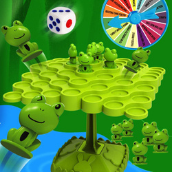 GRA RODZINNA BALANSUJĄCE ŻABKI DLA DZIECI I RODZINY SPADAJĄCE WESOŁE ŻABA