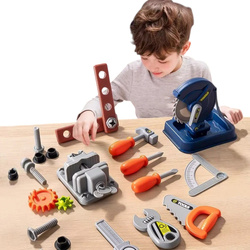 ZESTAW MAJSTERKOWICZA Z NARZĘDZIAMI PRZENOŚNY WARSZTAT ZABAWKA DLA DZIECKA