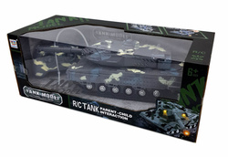 CZOŁG ZDALNIE STEROWANY NA PILOTA ZABAWKA DLA DZIECI MILITARNA LED STRZELA